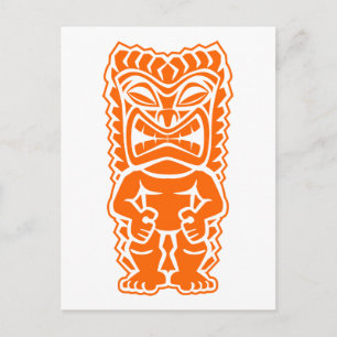 Orange Postkarte