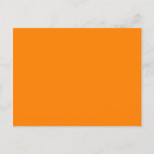 Orange Postkarte (Vorderseite)