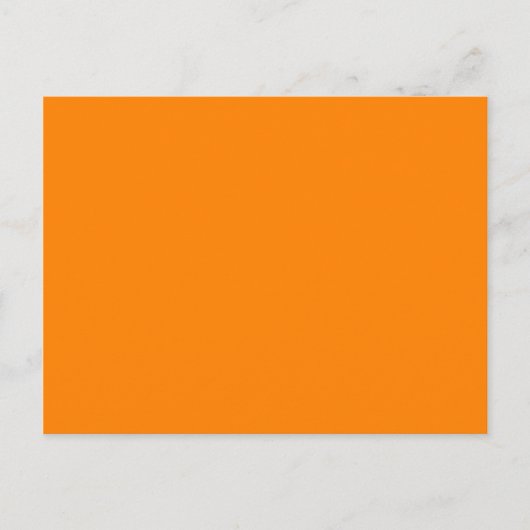 Orange Postkarte (Vorderseite)