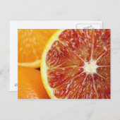 Orange Postkarte (Vorne/Hinten)