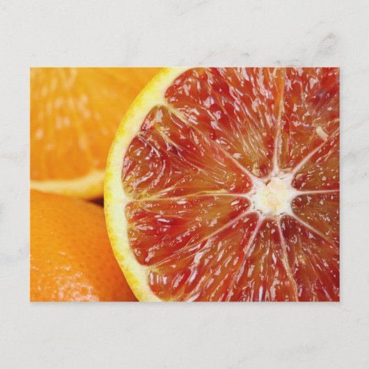 Orange Postkarte (Vorderseite)