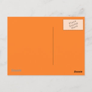 Orange Postkarte