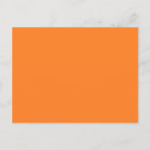 Orange Postkarte (Vorderseite)