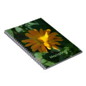 Orange Pot Marigold Blume Personalisiert Notizblock (Rechte Seite)