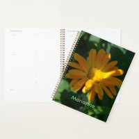 Orange Pot Marigold Blume Personalisiert