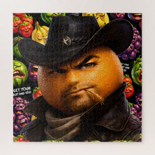 Orange Premium Obst und Gemüse 1000 Stück J Puzzle