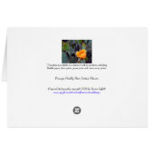 Orange Prickly Pear Cactus Blossom Muttertag (Rückseite Horizontal)