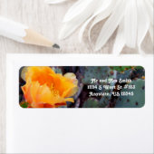 Orange Prickly Pear Cactus Blume Arizona USA (Insitu)