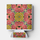 Orange Psychedelic Arts - Grapefruit - Fieberbaum Dosenkühler (Rückseite)