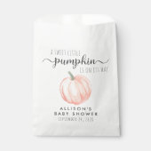 Orange Pumpkin Baby Dusche Vielen Dank Geschenktütchen (Vorderseite)