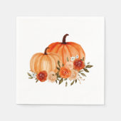 Orange Pumpkin | Babydusche | ROSE Serviette (Vorderseite)