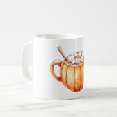 Orange Pumpkin Bowl Soup  Kaffeetasse (Vorderseite Links)