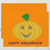 Orange Pumpkin Briefbogen (Vorne/Hinten)