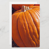 Orange Pumpkin Briefpapier (Vorne/Hinten)