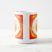 Orange Pumpkin, Fall, Erntedank, Halloween Kaffeetasse (Mittel)