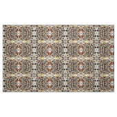 Orange Pumpkin Floral Stoff (Fat Quarter (45,7 x 55,9 cm))
