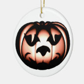 Orange Pumpkin Keramikornament (Links)