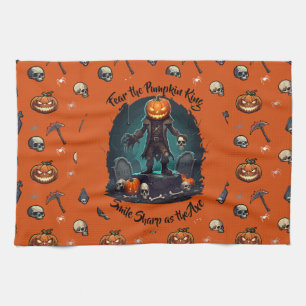 🎃 Orange Pumpkin King Kitetücher 🧡 Geschirrtuch