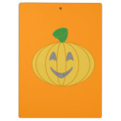Orange Pumpkin Klemmbrett (Rückseite)