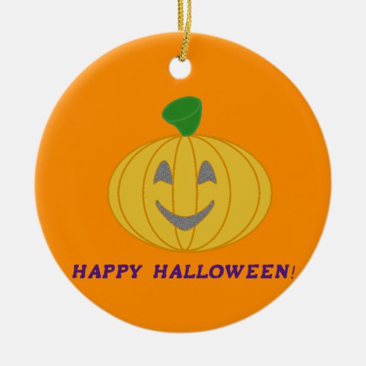 Orange Pumpkin Ornament (Vorne)