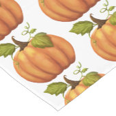 Orange Pumpkin Pattern Kurzer Tischläufer (Ecke)