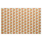Orange Pumpkin Pattern Stoff (Yard (91,4 cm))