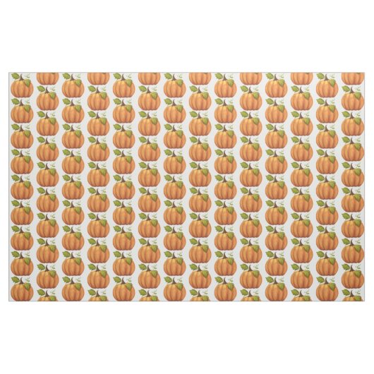 Orange Pumpkin Pattern Stoff (Yard (91,4 cm))