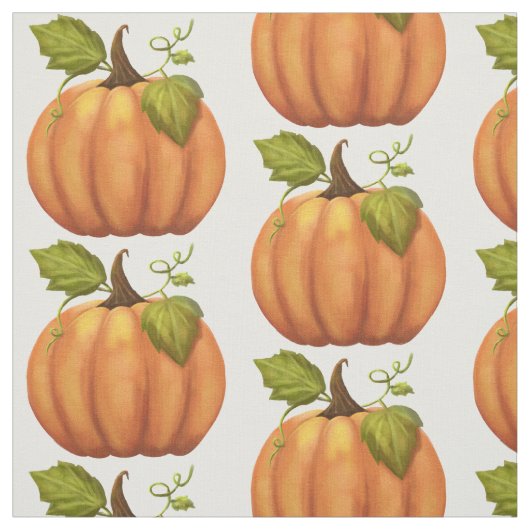 Orange Pumpkin Pattern Stoff (Muster)