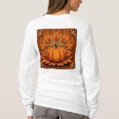 Orange Pumpkin White T - Shirt (Rückseite)