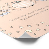 Orange Pumpkin Wie viele Candies Baby Duschgame Poster (Ecke)