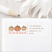 Orange Pumpkins Gesegneter Erntedank (Insitu)