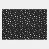 Orange Pumpkins Ghosts Halloween Mixed Patterns Geschenkpapier Set (Vorderseite 2)