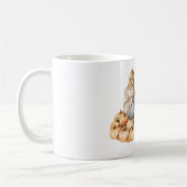 Orange Pumpkins Girl with Book Kaffeetasse (Links)