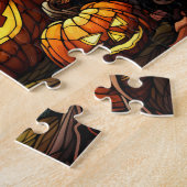 Orange Pumpkins Halloween Jigsaw Puzzle (Seite)