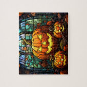 Orange Pumpkins Halloween Jigsaw Puzzle (Vertikal)