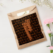 Orange Pumpkins Halloween Pattern Geschenktütchen (Versiegelt)