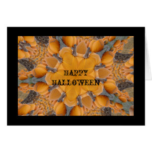 Orange Pumpkins Kaleidoscope Happy Halloween