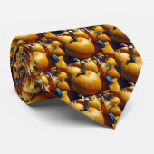 Orange Pumpkins Krawatte (Gerollt)