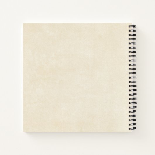 Orange Pumpkins Rustikaler Herbst Notizblock (Rückseite)