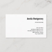 Orange Pumpkins Rustikaler Herbst Visitenkarte (Rückseite)