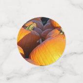Orange Pumpkins Trailer Konfetti (Klein Vorderseite)