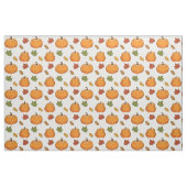 Orange Pumpkins und Herbstleaves Muster Stoff (Fat Quarter (45,7 x 55,9 cm))