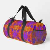 Orange Purple And Red Abstract Graphic Art Design Duffle Bag (Rechte Ecke)