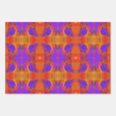 Orange Purple And Red Abstract Graphic Art Design Geschenkpapier Set (Vorderseite 2)