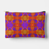 Orange Purple And Red Abstract Graphic Art Design Zubehörtasche (Vorderseite)