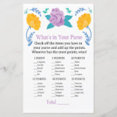 Orange Purple Blumen Was ist in deinem violetten S (Vorderseite)