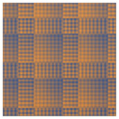 Orange Purple Checker Abstract Pattern Stoff (Nahaufnahme)