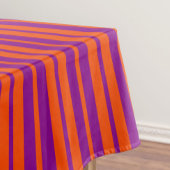 Orange Purple Stylish Stripes Pattern Design  Tischdecke