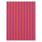 Orange Purple Stylish Stripes Pattern Design  Tischdecke (Vorderseite)