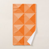 Orange Pyramids  Badhandtuch Set (Handtuch)